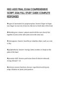 NSG 6020 FINAL EXAM COMPREHENSIVE SCRIPT 2026 FULL STUDY GUIDE COMPLETE RESPONSES