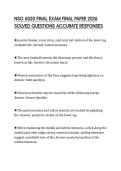 NSG 6020 FINAL EXAM FINAL PAPER 2026 SOLVED QUESTIONS ACCURATE RESPONSES
