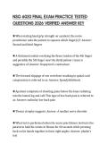NSG 6020 FINAL EXAM PRACTICE TESTED QUESTIONS 2026 VERIFIED ANSWER KEY