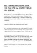 NSG 6430 WEEK 4 KNOWLEDGE CHECK 2 QUIZ FINAL PAPER FULL SOLUTION PACKAGE 2026 APPROVED