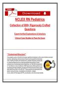NCLEX RN Pediatrics Collection of 800&plus; Rigorously Crafted Questions  Expert-Verified Explanations & Solutions Clinical Case Studies to Pass the Exam