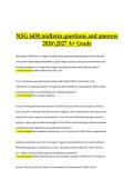 NSG 6430 &ndash; Midterm Exam &vert; Verified Questions and Correct Answers &vert; 2026&sol;2027 A&plus; Grade Edition