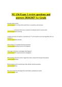 NU 136 &ndash; Exam 1 Review &vert; Verified Questions and Correct Answers &vert; 2026&sol;2027 A&plus; Grade Edition