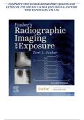 Full Test Bank for Radiographic Imaging and Exposure 7th Edition by Terri L&period; Fauber Complete Coverage of Chapters 1-10 Verified Questions & Correct Answers Detailed Rationales &sol; Explanations Radiology Undergraduate Updated 2026 Version
