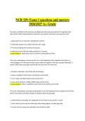 NUR 329 &ndash; Exam 1 &vert; Verified Questions and Correct Answers &vert; 2026&sol;2027 A&plus; Grade Edition