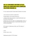 NU 673 ASSESSMENT MIDTERM ACTUAL EXAM 2026 QUESTIONS WITH COMPLETE SOLUTIONS GRADED A&plus;