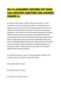 NU 673 ASSESSMENT MIDTERM TEST BANK 2026 UPDATED QUESTIONS AND ANSWERS GRADED A&plus;