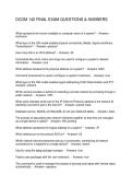 DCOM 142 FINAL EXAM QUESTIONS & ANSWERS