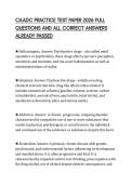 CAADC PRACTICE TEST PAPER 2026 FULL QUESTIONS AND ALL CORRECT ANSWERS ALREADY PASSED