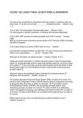 DCOM 142 LINUX FINAL QUESTIONS & ANSWERS