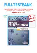 Test Bank for Applied Pathophysiology for the Advanced Practice Nurse 2nd Edition &lpar;Lucie Dlugasch&rpar; &ndash; All Chapters A&plus;
