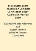 STOTT Pilates Exam Prep 2026 &ndash; Complete Certification Study Guide with Practice PDF