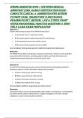 Spring Semester 2026 &vert; Certified Medical Assistant &lpar;CMA AAMA&rpar; Certification Exam &ndash; Complete Clinical & Administrative Review&comma; Patient Care&comma; Phlebotomy & EKG Basics&comma; Pharmacology&comma; Medical Law & Ethics&comma; Front Office Procedures&comma; Practice Questions & High-Yie