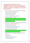 WILDERNESS FIRST RESPONDER &lpar;WFR&rpar;  COMPREHENSIVE EXAM ACTUAL QUESTIONS AND  ANSWERS - LATEST AND COMPLETE UPDATE WITH  VERIFIED SOLUTIONS &ndash; ASSURED PASS WITH INSTANT  DOWNLOAD PDF&period;
