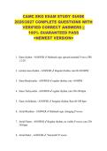 CAMC EKG EXAM STUDY GUIDE  2026&sol;2027 COMPLETE QUESTIONS WITH  VERIFIED CORRECT ANSWERS &vert;&vert;  100&percnt; GUARANTEED PASS  <NEWEST VERSION> 
