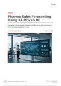 Pharma Sales Forecasting  Using AI-Driven BI
