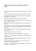 DCOM 142 LINUX FINAL QUESTIONS &comma;DCOM 211 FINAL
