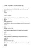 DCOM 142 COMPTIA LINUX LESSON 1