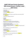 AAERT CER Exam Practice Questions 100- Correct Answers