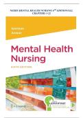 Full Test Bank for Neeb's Mental Health Nursing 6th Edition by Linda M&period; Gorman and Robynn Anwar Complete Chapter-by-Chapter Coverage Verified Questions & Correct Answers Detailed Rationales &sol; Explanations Nursing Undergraduate Updated 2026 Version