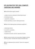 ILTS 305 PRACTICE TEST 2026 COMPLETE QUESTIONS AND ANSWERS