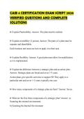 CAIB 4 CERTIFICATION EXAM SCRIPT 2026 VERIFIED QUESTIONS AND COMPLETE SOLUTIONS