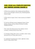 CAIB 4 EXAM 2026 COMPLETE QUESTIONS AND VERIFIED ANSWERS GRADED A&plus;