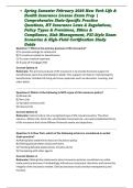 Spring Semester February 2026 New York Life & Health Insurance License Exam Prep &vert; Comprehensive State-Specific Practice Questions&comma; NY Insurance Laws & Regulations&comma; Policy Types & Provisions&comma; Ethics & Compliance&comma; Risk Management&comma; PSI-Style Exam Scenarios 