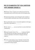 IND 123 EXAMINATION TEST 2026 QUESTIONS WITH ANSWERS GRADED A&plus;