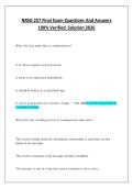 NRSG 257 Final Exam Questions And Answers 100&percnt; Verified  Solution 2026