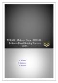 NUR401 - Midterm Exam - NUR401 - Evidence Based Nursing Practice 2026