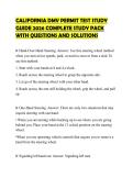 CALIFORNIA DMV PERMIT TEST STUDY GUIDE 2026 COMPLETE STUDY PACK WITH QUESTIONS AND SOLUTIONS