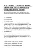 NURS 3150 WEEK 2 QUIZ WALDEN UNIVERSITY CERTIFICATION EVALUATION EXAMS 2026 COMPLETE QUESTIONS ANSWERS