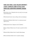NURS 3150 WEEK 2 QUIZ WALDEN UNIVERSITY LATEST COMPLETE GUIDE ACTUAL EXAM PAPER 2026 QUESTIONS ANSWERS GRADED A&plus;