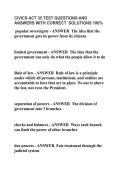 CIVICS ACT 35 TEST QUESTIONS AND ANSWERS WITH CORRECT SOLUTIONS 100-&period;pdf