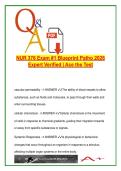 NUR 376 EXAM COMPLETE PACKAGE DEAL