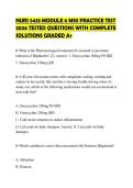 NURS 5433 MODULE 6 MSK PRACTICE TEST 2026 TESTED QUESTIONS WITH COMPLETE SOLUTIONS GRADED A&plus;