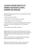 CANADIAN CERTIFIED INSPECTOR OF SEDIMENT AND EROSION CONTROL EXAMPREP TEST PAPER 2026