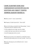 CAOHC EXAM PREP GUIDE 2025 COMPREHENSIVE REVIEW WITH SOLVED QUESTIONS AND CORRECT VERIFIED ANSWERS ALREADY GRADED A&plus;