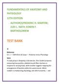 Fundamentals of Anatomy & Physiology Test Bank 12th Edition &vert; Martini A&P MCQs &vert; Nursing & Allied Health 2026