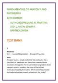 Anatomy & Physiology Test Bank 12th Edition &vert; Martini A&P MCQs &vert; Nursing & Allied Health Exam Prep 2026