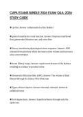 CAPA EXAMS BUNDLE 2026 EXAM Q&A&colon; 2026 STUDY GUIDE