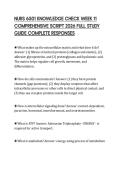 NURS 6501 KNOWLEDGE CHECK WEEK 11 COMPREHENSIVE SCRIPT 2026 FULL STUDY GUIDE COMPLETE RESPONSES
