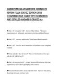 CARDIOVASCULAR BARRON'S CCRN ELITE REVIEW FULLY SOLVED EDITION 2026 COMPREHENSIVE GUIDE WITH SCENARIOS AND DETAILED ANSWERS GRADED A&plus;