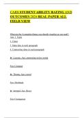 CARS STUDENT ABILITY RATING AND OUTCOMES 2026 REAL PAPER ALL FIELD VIEW