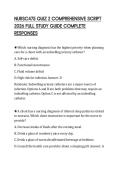 NURSC475 QUIZ 2 COMPREHENSIVE SCRIPT 2026 FULL STUDY GUIDE COMPLETE RESPONSES