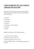 CASBO EXAMINATION TEST 2026 COMPLETE QUESTIONS AND SOLUTIONS