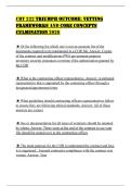 CBT 222 TRIUMPH OUTCOME&colon; VETTING FRAMEWORKS AND CORE CONCEPTS CULMINATION 2026