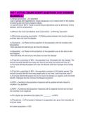 FNP 1 ACTUAL EXAMS SCRIPT QUESTIONS AND ANSWERS MARKED 