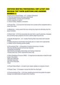 CERTIFIED MEETING PROFESSIONAL CMP LATEST 2026 REVISION TEST PAPER QUESTIONS AND ANSWERS MARKED A&period;pdf  1